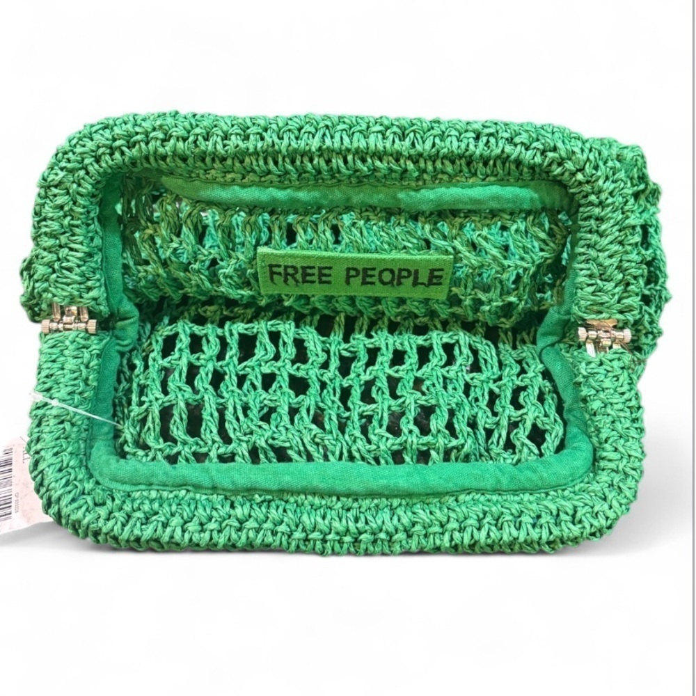Free People Sand Bound Clutch Purse NWT